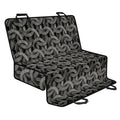 Metal Chainmail Pattern Print Pet Car Back Seat Cover