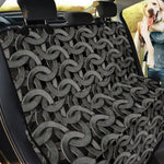 Metal Chainmail Pattern Print Pet Car Back Seat Cover