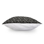 Metal Chainmail Pattern Print Pillow Cover