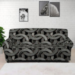 Metal Chainmail Pattern Print Sofa Cover