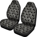 Metal Chainmail Pattern Print Universal Fit Car Seat Covers