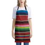 Mexican Serape Blanket Pattern Print Apron