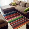 Mexican Serape Blanket Pattern Print Floor Mat