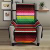 Mexican Serape Blanket Pattern Print Armchair Protector