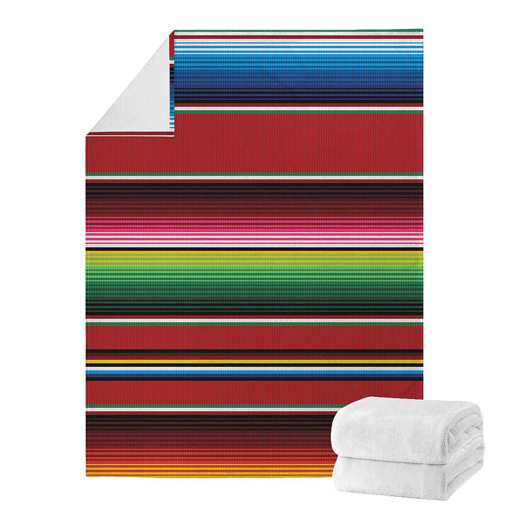 Mexican Serape Blanket Pattern Print Blanket