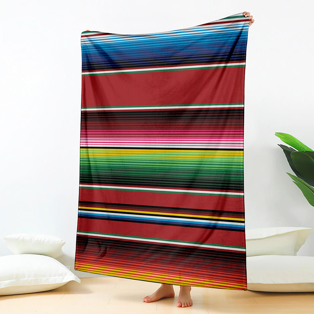 Mexican Serape Blanket Pattern Print Blanket