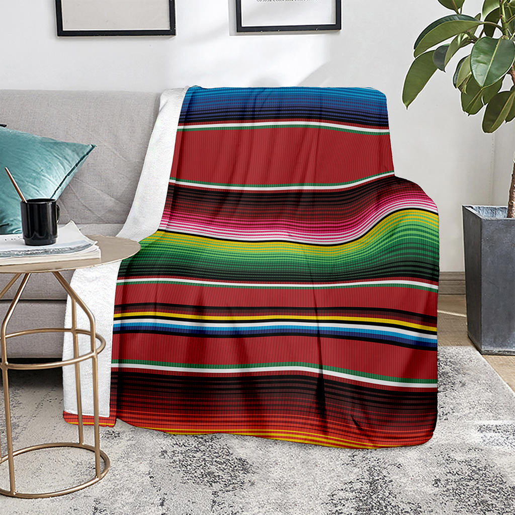 Mexican Serape Blanket Pattern Print Blanket