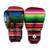 Mexican Serape Blanket Pattern Print Boxing Gloves