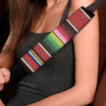 Mexican Serape Blanket Pattern Print Car Seat Belt Covers