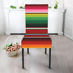 Mexican Serape Blanket Pattern Print Dining Chair Slipcover