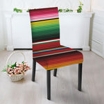Mexican Serape Blanket Pattern Print Dining Chair Slipcover