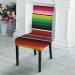 Mexican Serape Blanket Pattern Print Dining Chair Slipcover