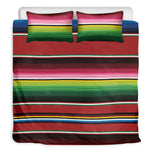 Mexican Serape Blanket Pattern Print Duvet Cover Bedding Set