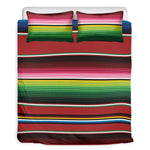 Mexican Serape Blanket Pattern Print Duvet Cover Bedding Set