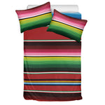 Mexican Serape Blanket Pattern Print Duvet Cover Bedding Set