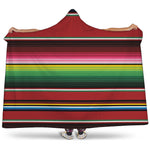 Mexican Serape Blanket Pattern Print Hooded Blanket