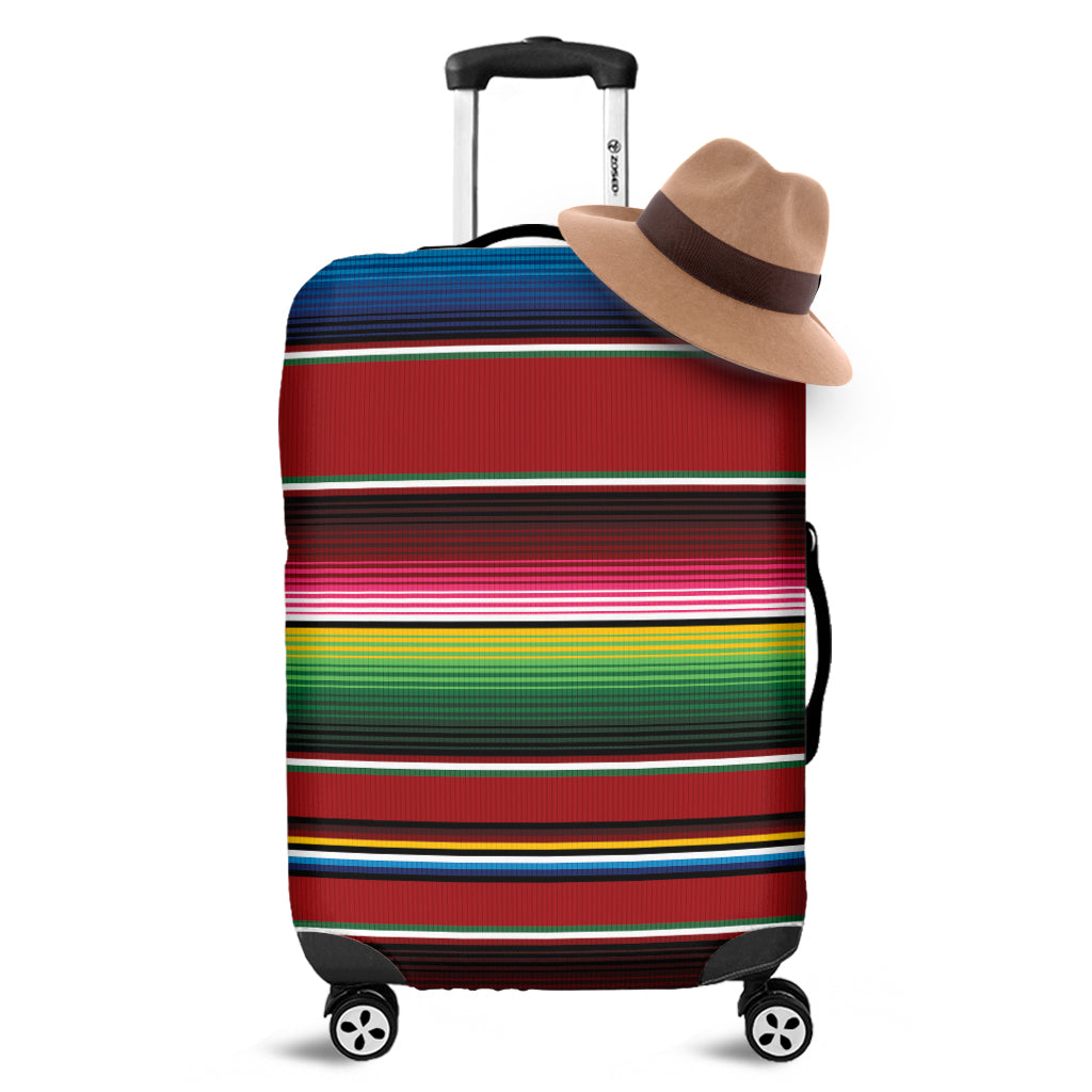 Mexican Serape Blanket Pattern Print Luggage Cover