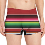 Mexican Serape Blanket Pattern Print Men's Boxer Briefs