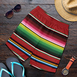 Mexican Serape Blanket Pattern Print Men's Shorts