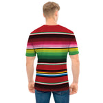 Mexican Serape Blanket Pattern Print Men's T-Shirt