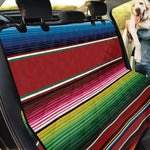 Mexican Serape Blanket Pattern Print Pet Car Back Seat Cover