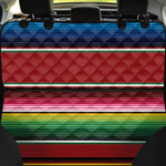Mexican Serape Blanket Pattern Print Pet Car Back Seat Cover