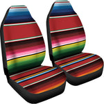 Mexican Serape Blanket Pattern Print Universal Fit Car Seat Covers