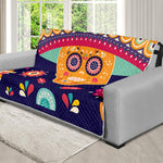 Mexican Skull Cinco de Mayo Print Futon Protector