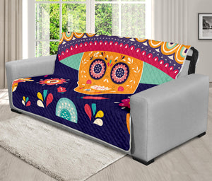 Mexican Skull Cinco de Mayo Print Futon Protector