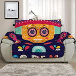 Mexican Skull Cinco de Mayo Print Half Sofa Protector