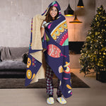 Mexican Skull Cinco de Mayo Print Hooded Blanket