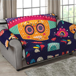 Mexican Skull Cinco de Mayo Print Loveseat Protector