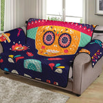 Mexican Skull Cinco de Mayo Print Loveseat Protector