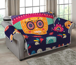 Mexican Skull Cinco de Mayo Print Loveseat Protector