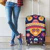 Mexican Skull Cinco de Mayo Print Luggage Cover