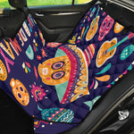 Mexican Skull Cinco de Mayo Print Pet Car Back Seat Cover