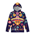 Mexican Skull Cinco de Mayo Print Pullover Hoodie
