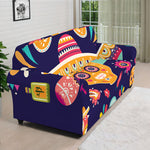 Mexican Skull Cinco de Mayo Print Sofa Cover