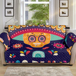 Mexican Skull Cinco de Mayo Print Sofa Protector