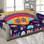 Mexican Skull Cinco de Mayo Print Sofa Protector