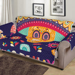 Mexican Skull Cinco de Mayo Print Sofa Protector