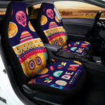 Mexican Skull Cinco de Mayo Print Universal Fit Car Seat Covers