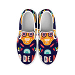 Mexican Skull Cinco de Mayo Print White Slip On Shoes