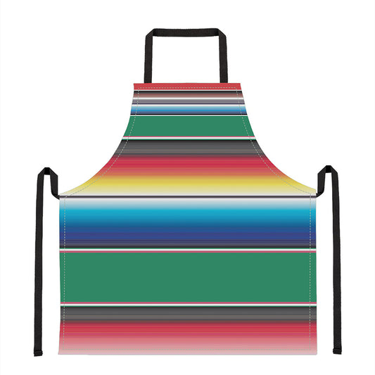 Mexican Striped Blanket Pattern Print Apron