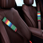 Mexican Striped Blanket Pattern Print Car Seat Belt Covers