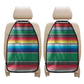 Mexican Striped Blanket Pattern Print Car Seat Organizers