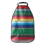 Mexican Striped Blanket Pattern Print Car Seat Organizers