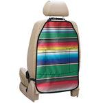 Mexican Striped Blanket Pattern Print Car Seat Organizers