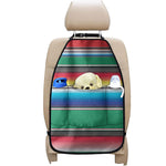 Mexican Striped Blanket Pattern Print Car Seat Organizers