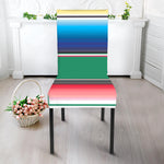 Mexican Striped Blanket Pattern Print Dining Chair Slipcover